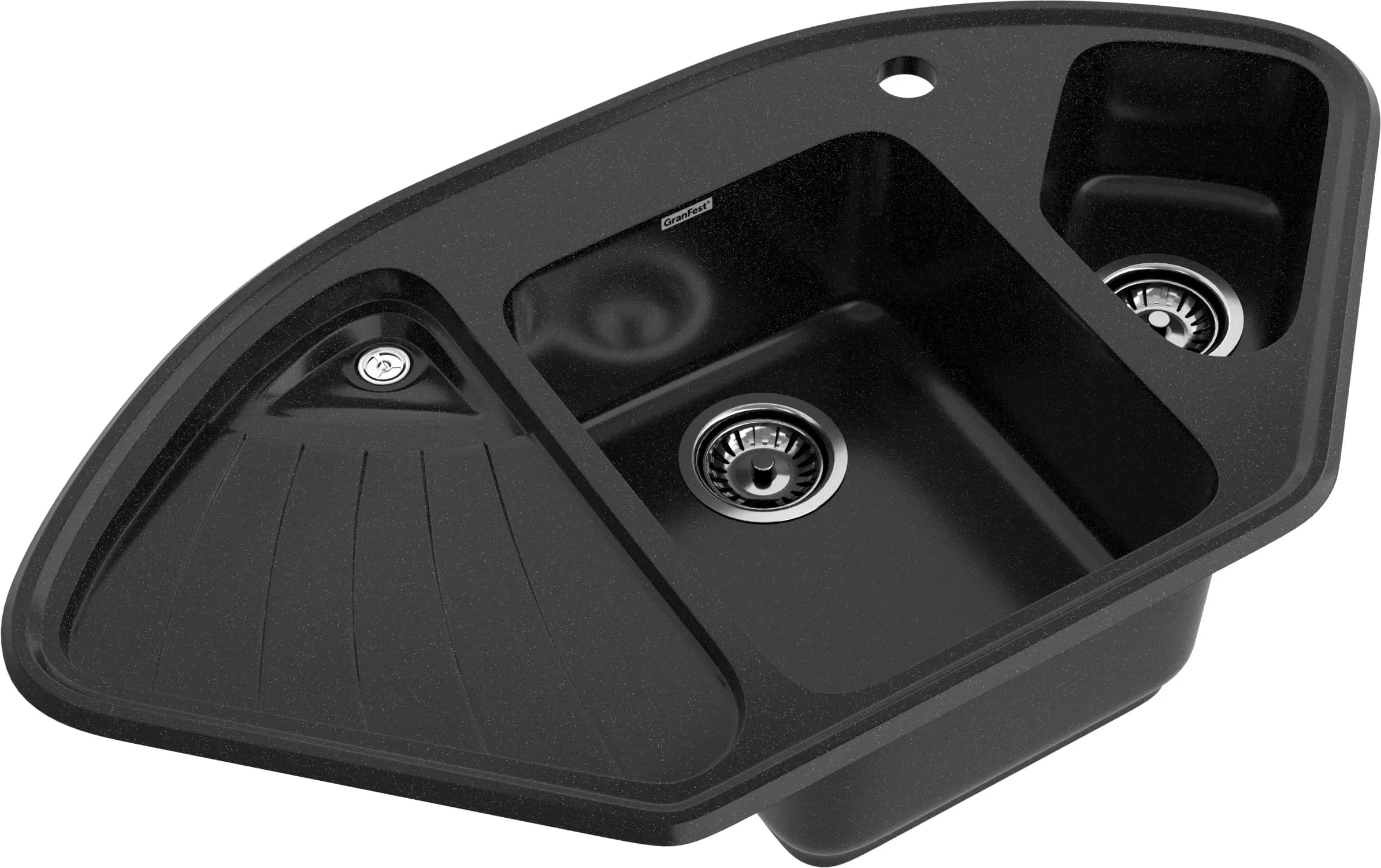 Кухонная мойка Искусственный камень CORNER S02 GranFest C-1040E-S02 - Вид №3
