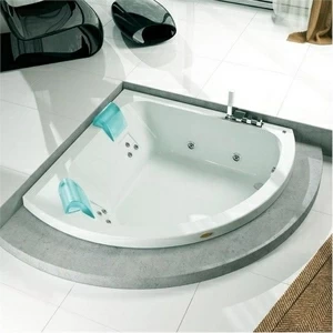 Ванна с гидромассажем "HYDRO TOP" Aquasoul Corner 155 встроенная 9443-693