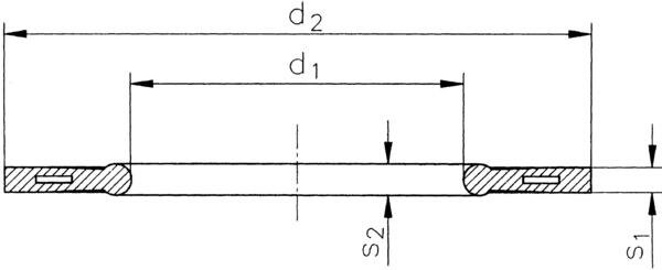 SANIT 121303040025 Прокладка, SDR 11, EPDM, со стальной вставкой  - Вид №1