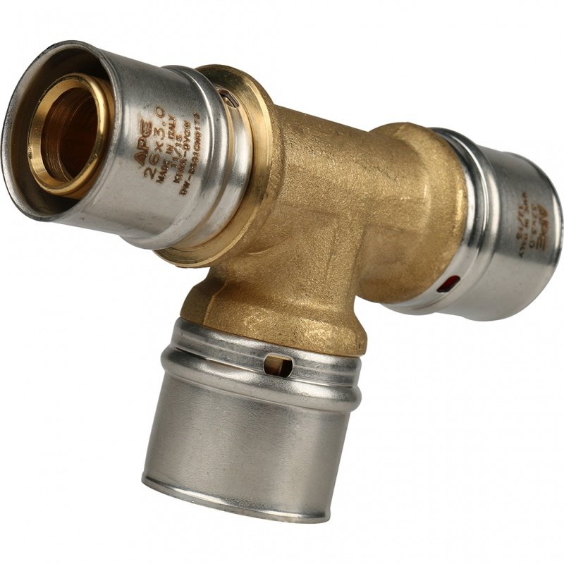 Тройник переходной STOUT 32х32х26 под пресс SFP0005323226 - Вид №2