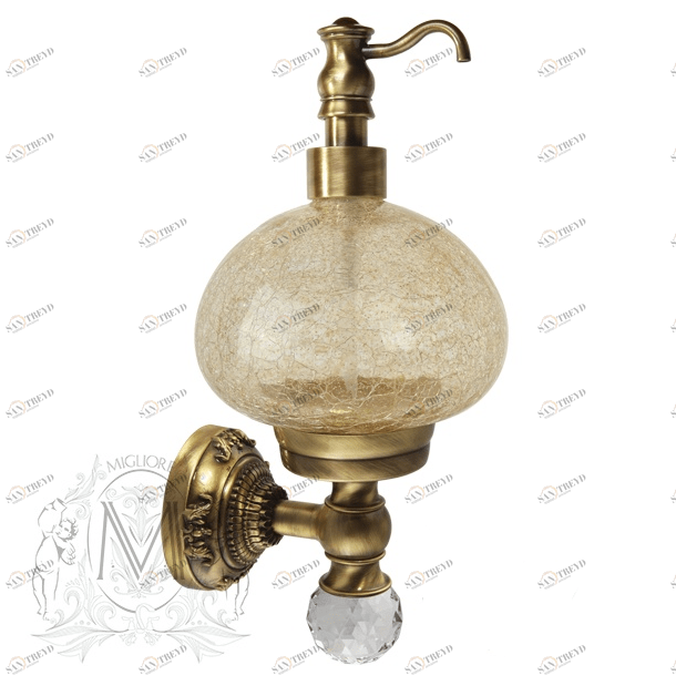 Дозатор жидкого мыла MIGLIORE.CRistalia ML.CRS-60.237.BR - бронза 