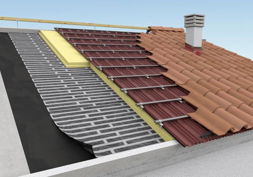 ONDULINE ITALIA Утеплитель и гидроизоляция скатных крыш Roofing system sun-id-1403686 - Вид №3