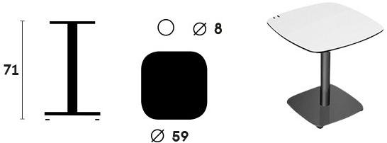 Capdell Железная основа стола Culmen sun-id-1421725 - Вид №4