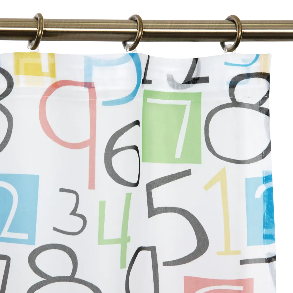 Тюль на ленте «Буквы», 250x280 см, буквы, цвет белый GARDEN STLM-2010123 - Вид №4