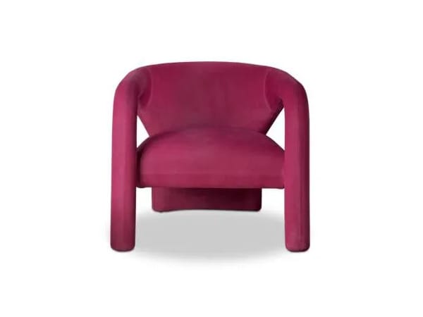 Кресло из нубука с подлокотниками Baxter AIMÉE ARCH-00080078 - Вид №1