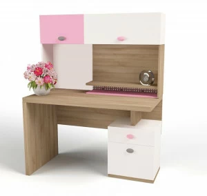 Стол ABC-KING MIX blue левый MIX ( розовый)