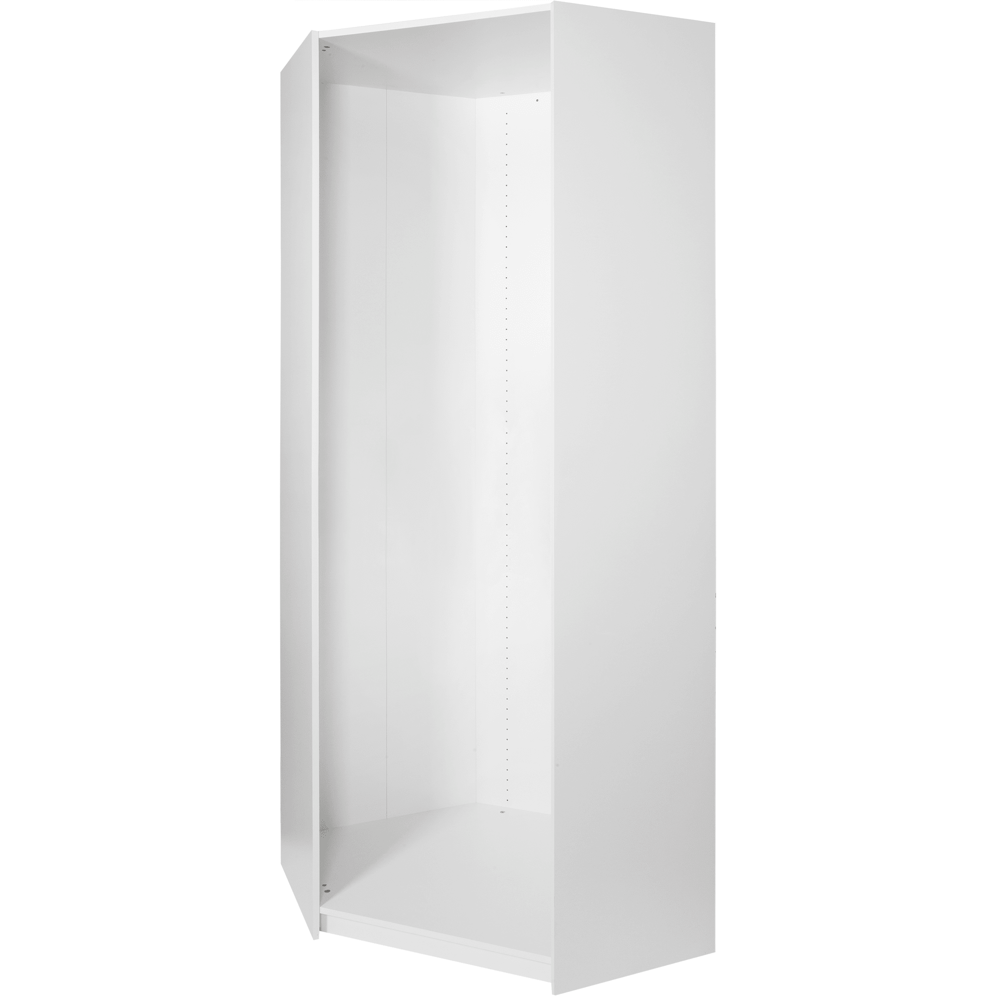 82368929 Каркас шкафа угловой Лион 854x2322x854 ЛДСП цвет белый Santreyd 