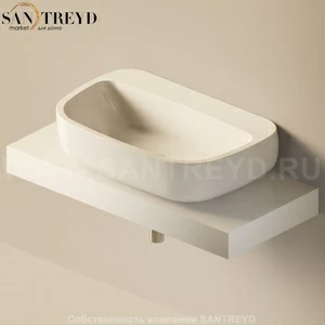 Flaminia FORTY6 Столешница от 100 до 250 см белая F6MN74.9016