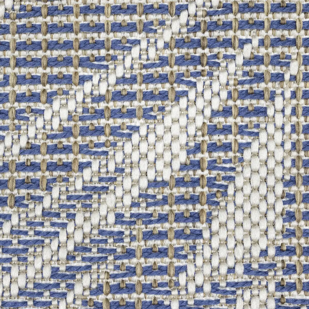 Циновка Дели 80x120 см полипропилен 84315_53111 цвет синий ROYALTAFT STLM-2158950 - Вид №4