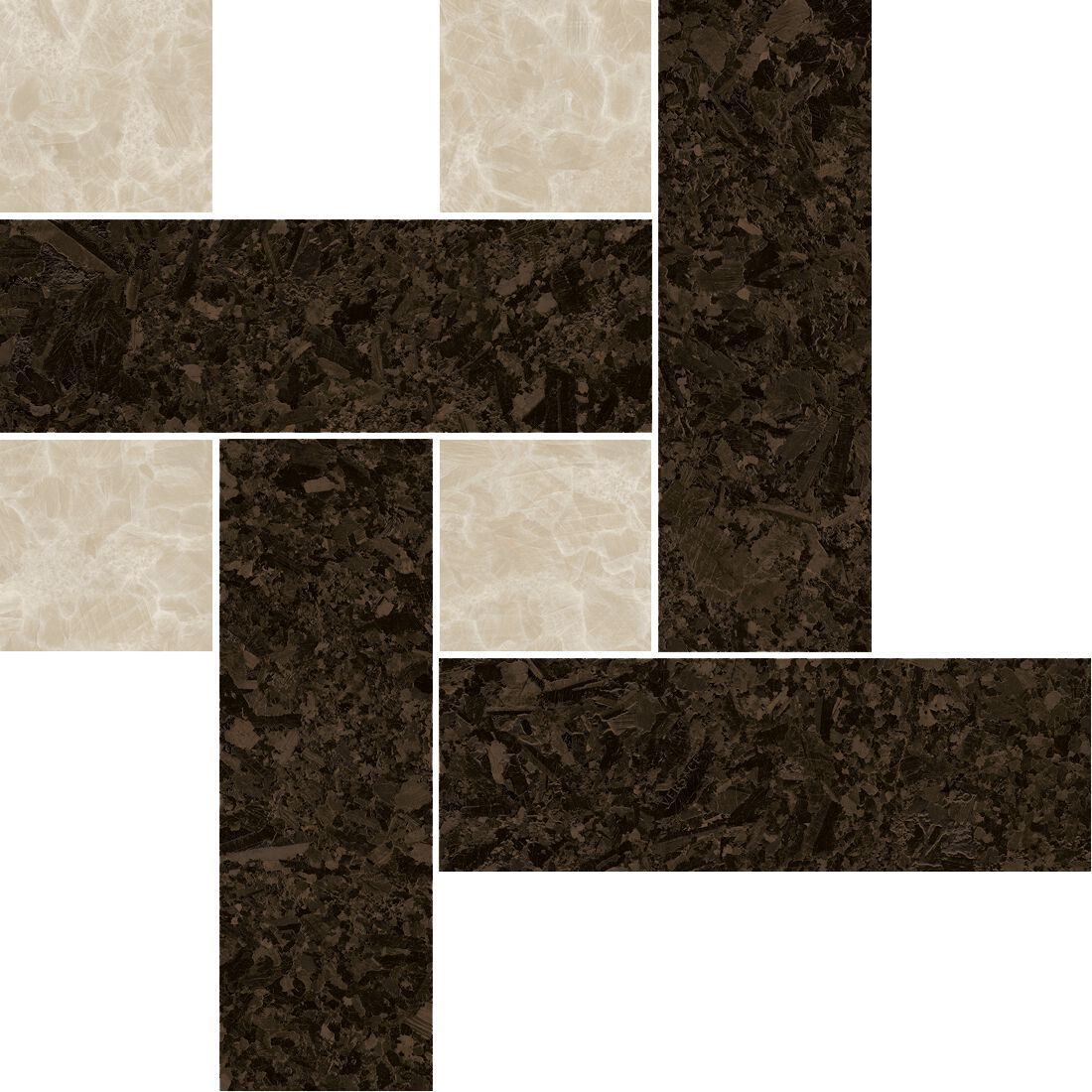 Мозаика из керамогранита Versace Ceramics метеорит ARCH-00126906 - Вид №5