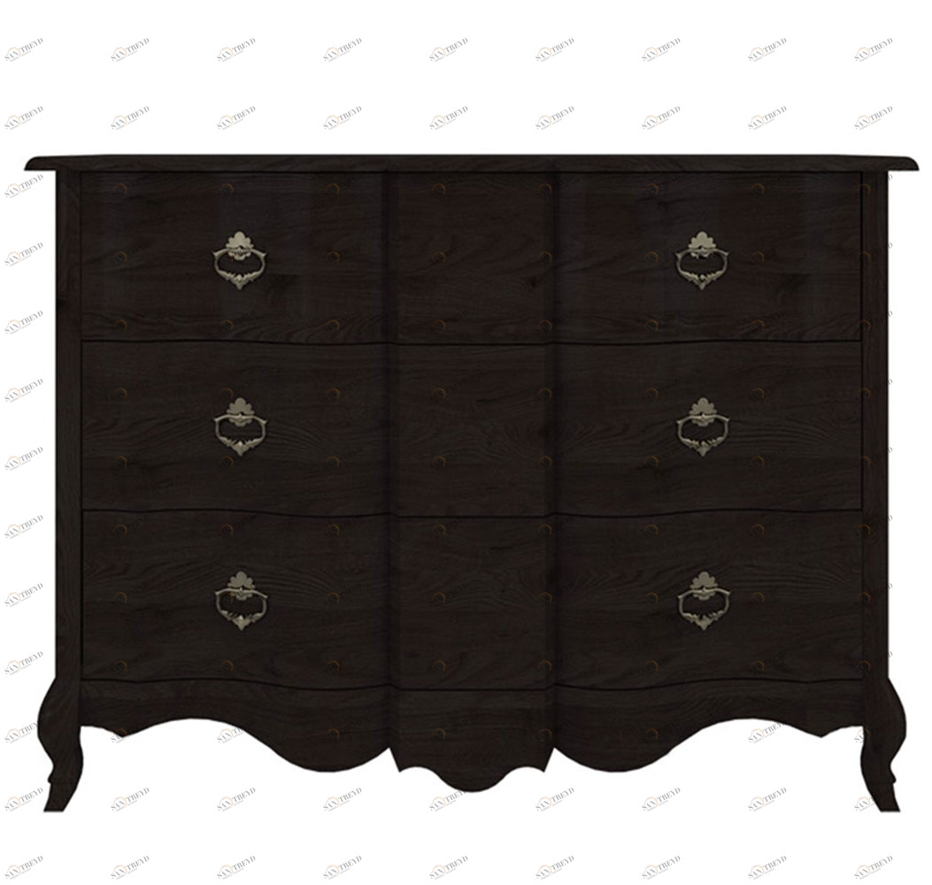 Комод для спальни с ящиками Harvard FURNITERA ДИЗАЙНЕРСКИЕ 120331 Венге 