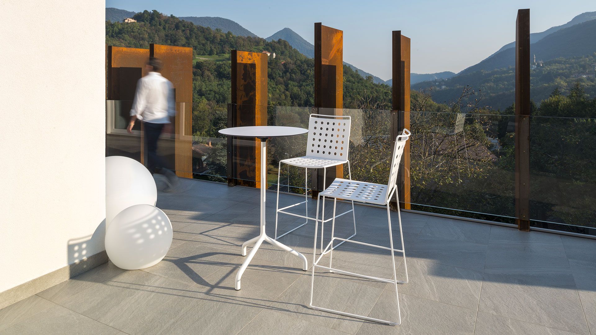 Высокий садовый стул со спинкой Urbantime Busy ARCH-00020011