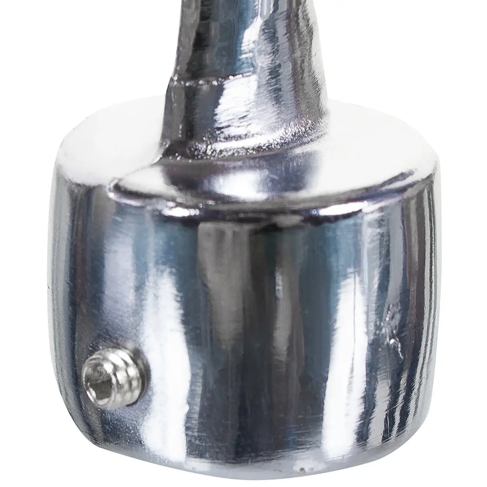 Наконечник «Вьюнок» 12.7 см цвет хром INSPIRE STLM-2043583 - Вид №3