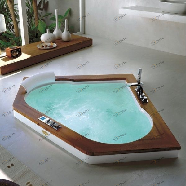 Ванна встроенная с гидромассажем "TOP" Aura Corner 160 9F43-518 Jacuzzi 9F43518