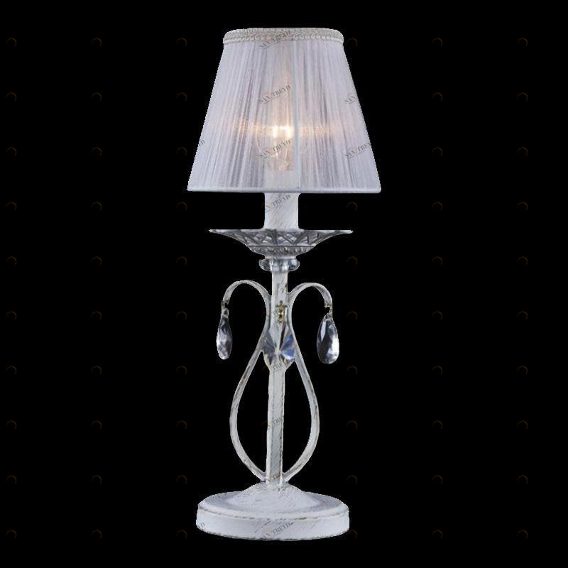 Настольная лампа Citilux Джесси CL410812 CITILUX ИНТЕРЬЕРНЫЕ 191382 Белый;серебро 