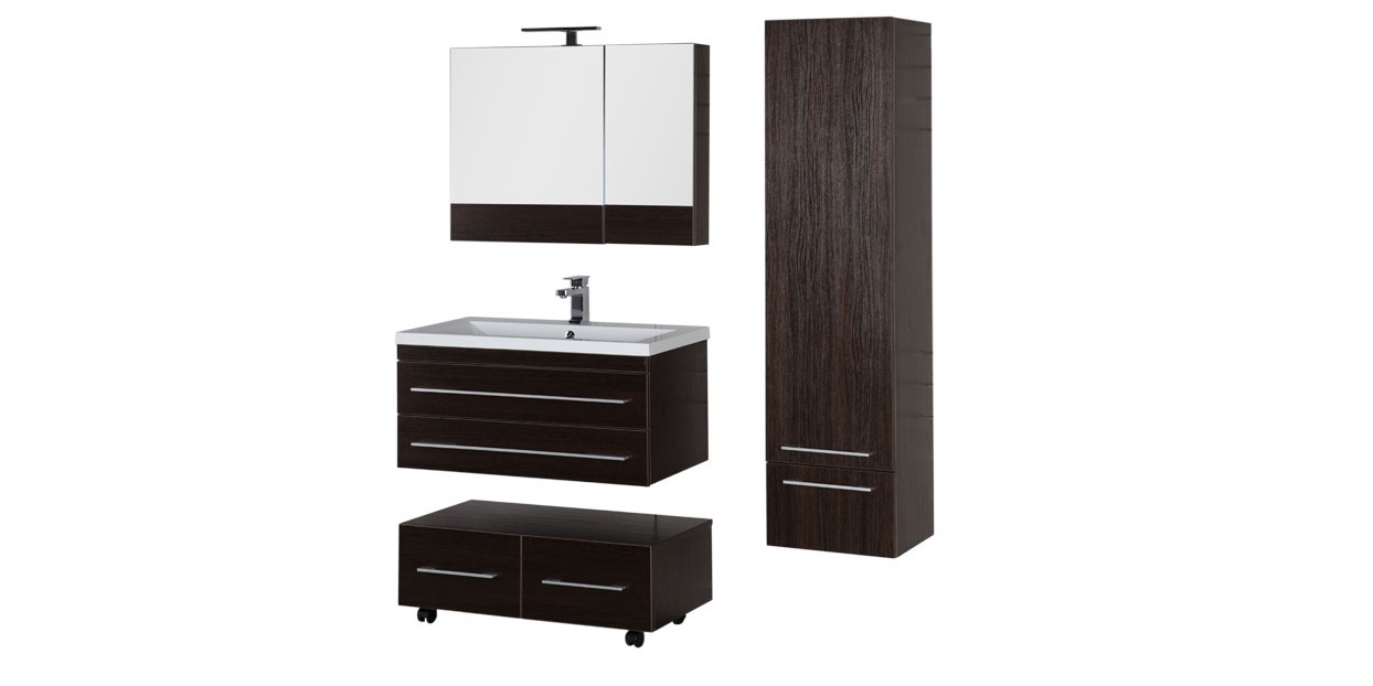 Комплект мебели Aquanet Нота 90 венге (камерино) 00161271 - Вид №1