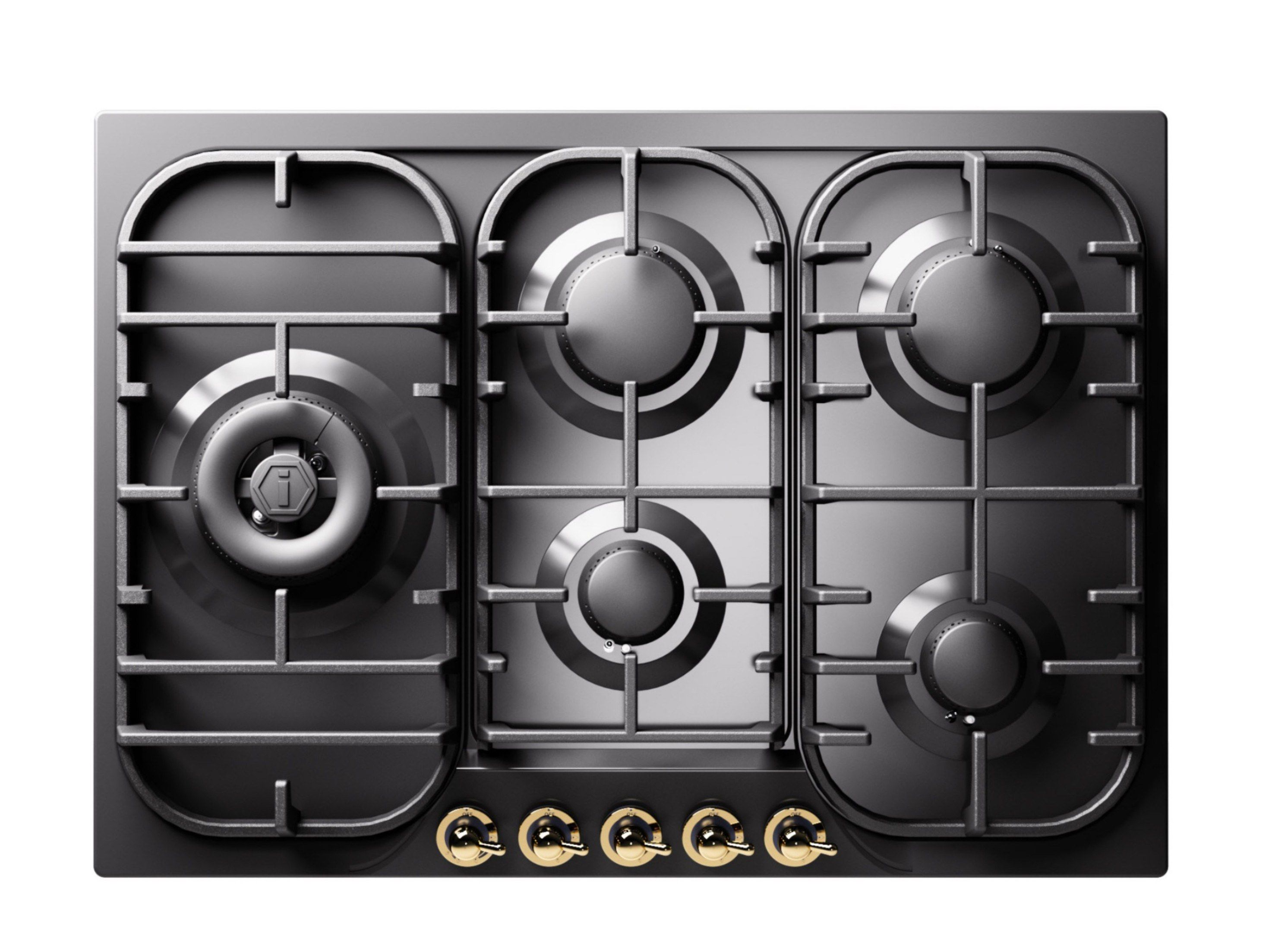 Встраиваемая газовая плита из нержавеющей стали Ilve Nostalgie ARCH-00071765