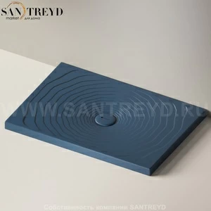 Flaminia WATER DROP Душевой поддон 100 см синий DR100.7016