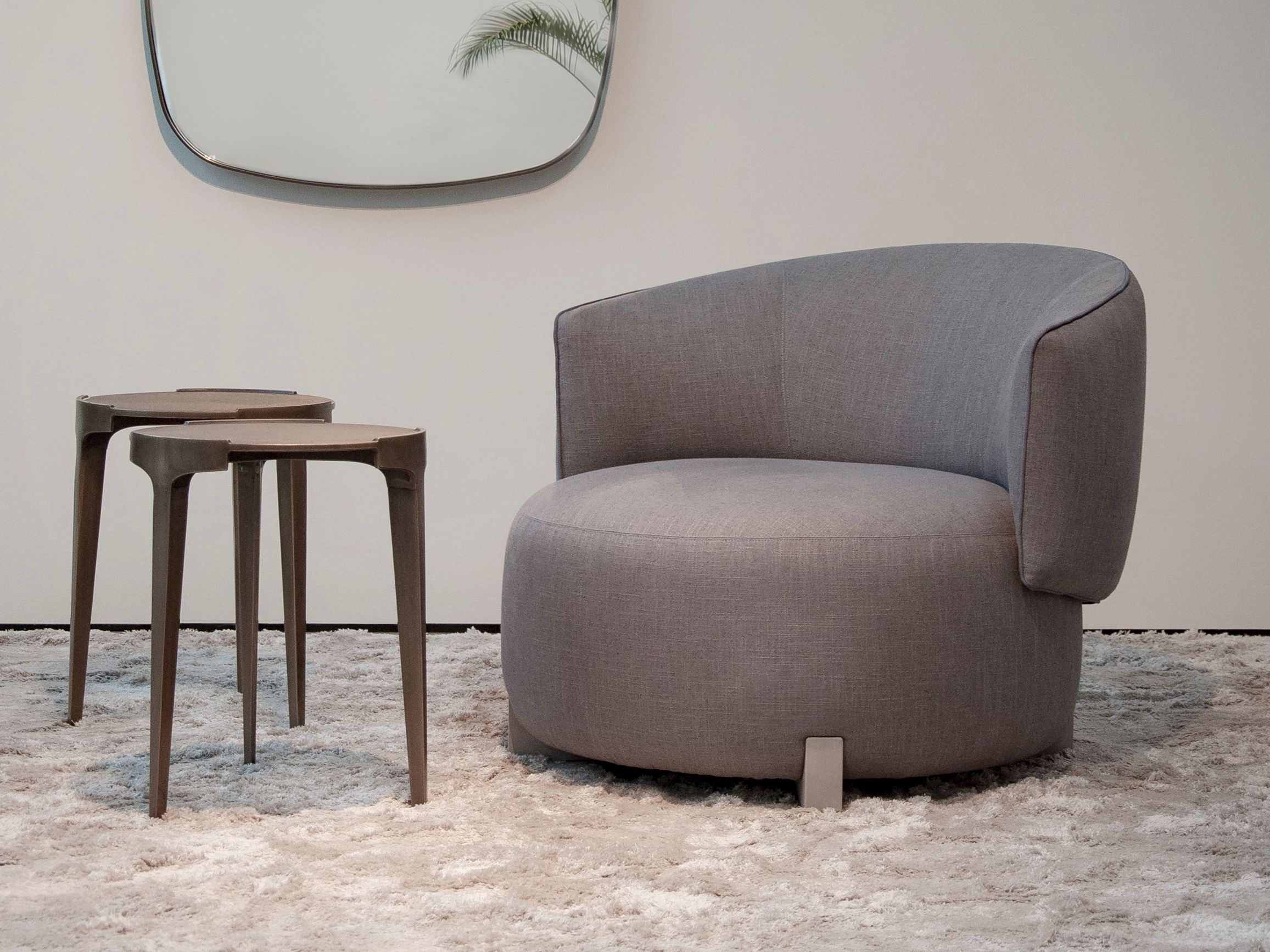 Бархатное вращающееся кресло с подлокотниками Piet Boon Джейн ARCH-00093700 - Вид №2