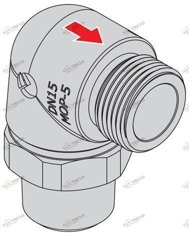 TECO Фитинг с наружной / наружной резьбой 90 ° Firebag® sun-id-1386606