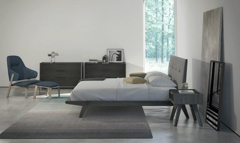 Huppé Прямоугольная прикроватная тумбочка из березы с ящиками Miles 9843 HUPPE - Вид №2