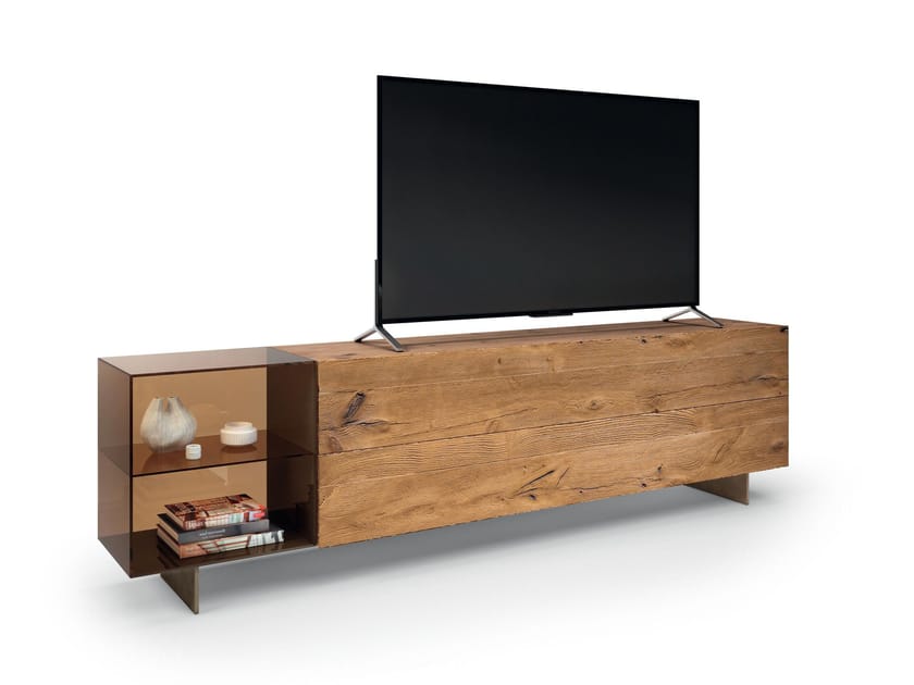 Деревянный шкаф для телевизора с ящиками Lago 36e8 ARCH-00124909