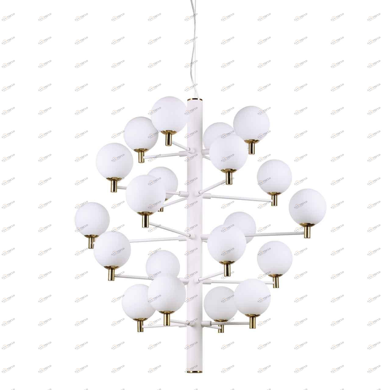 Подвесная люстра Ideal Lux Copernico SP20 Bianco IDEAL LUX ДИЗАЙНЕРСКИЕ, COPERNICO 313628 Белый 