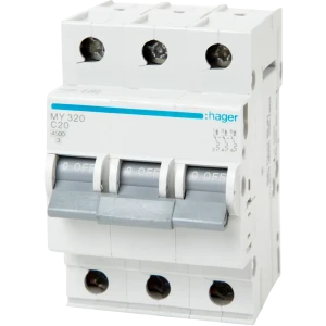Автоматический выключатель Hager MY320 3P C20 А 4.5 кА