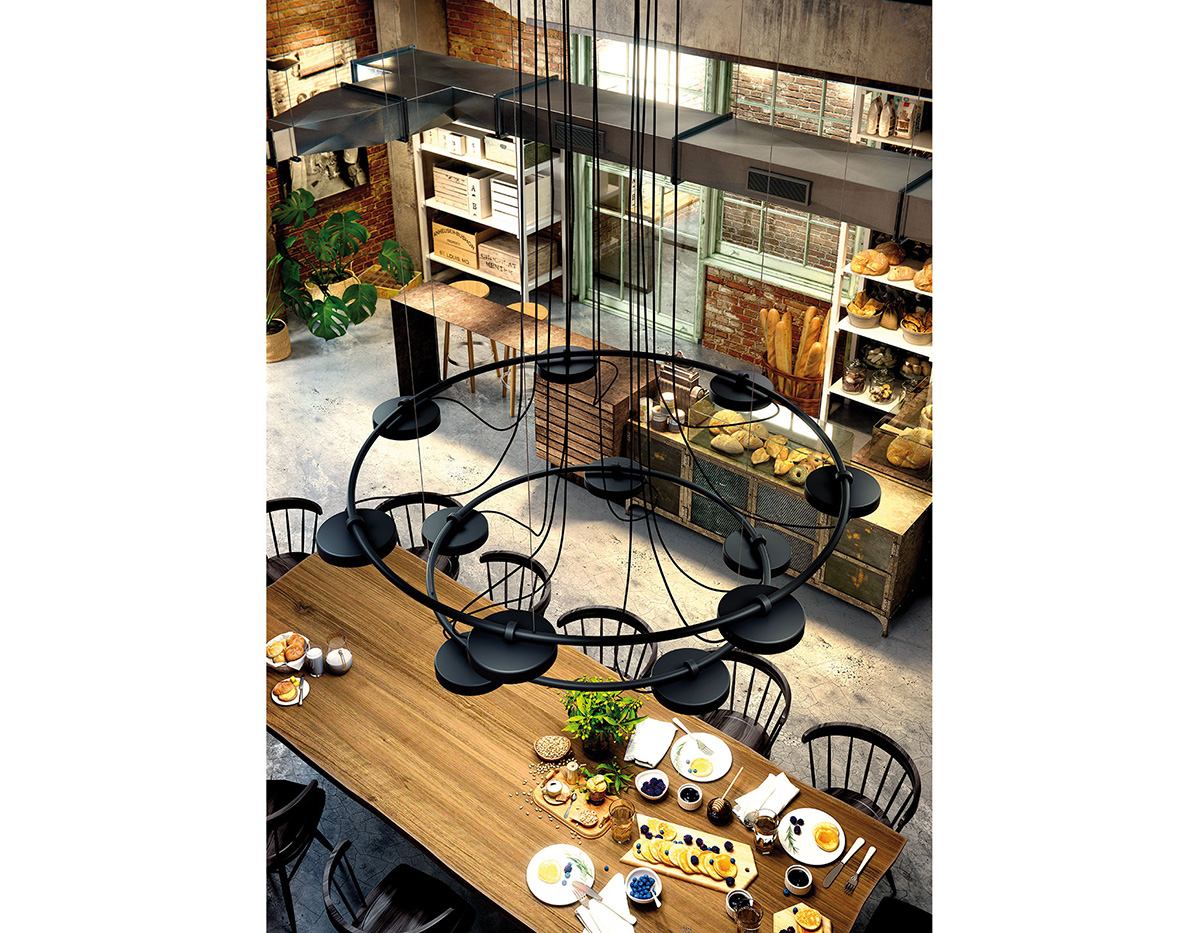 055006 Люстра Estiluz Aro - Вид №2