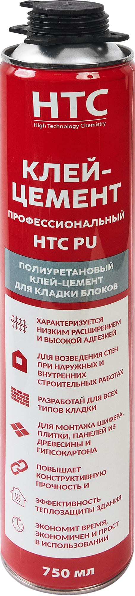 86759216 Клей-цемент полиуретановый HTC Профессиональный 750 мл STLM-0071308 Santreyd 