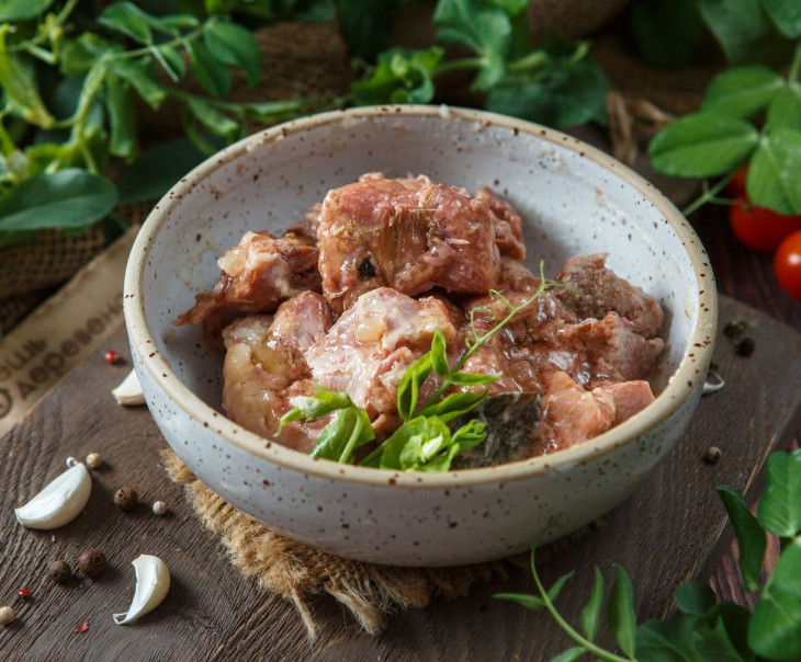 5081 Тушенка из индейки Вкусляндия  - Вид №2