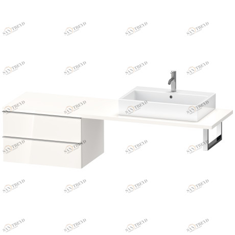 H2555902222 Шкафчик для консоли Universal consoles #H25559 700 x 548 мм Белый глянцевый декор Duravit 