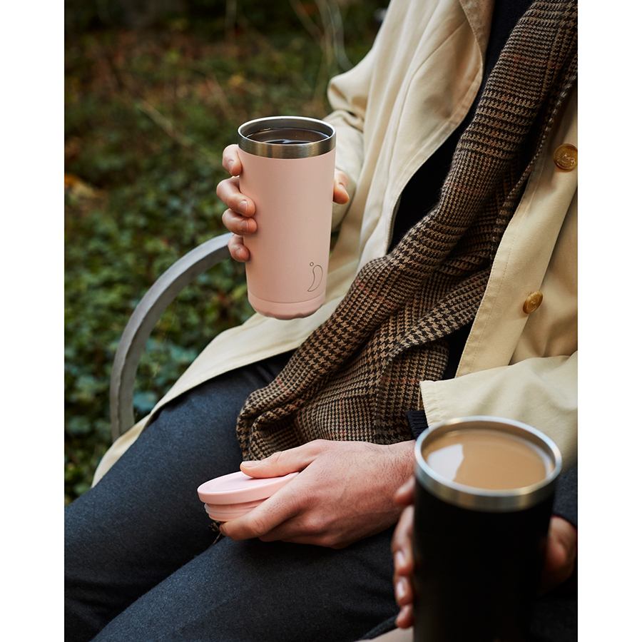 C500MOBLK Термокружка coffee cup, 500 мл, черная матовая Chilly's Bottles  - Вид №1