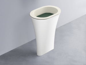 AMLA65-TL+AMPILO-MU+AMCOLO-BL Раковина Amedeo Ovale отдельностоящая cielo Enjoy + Amedeo