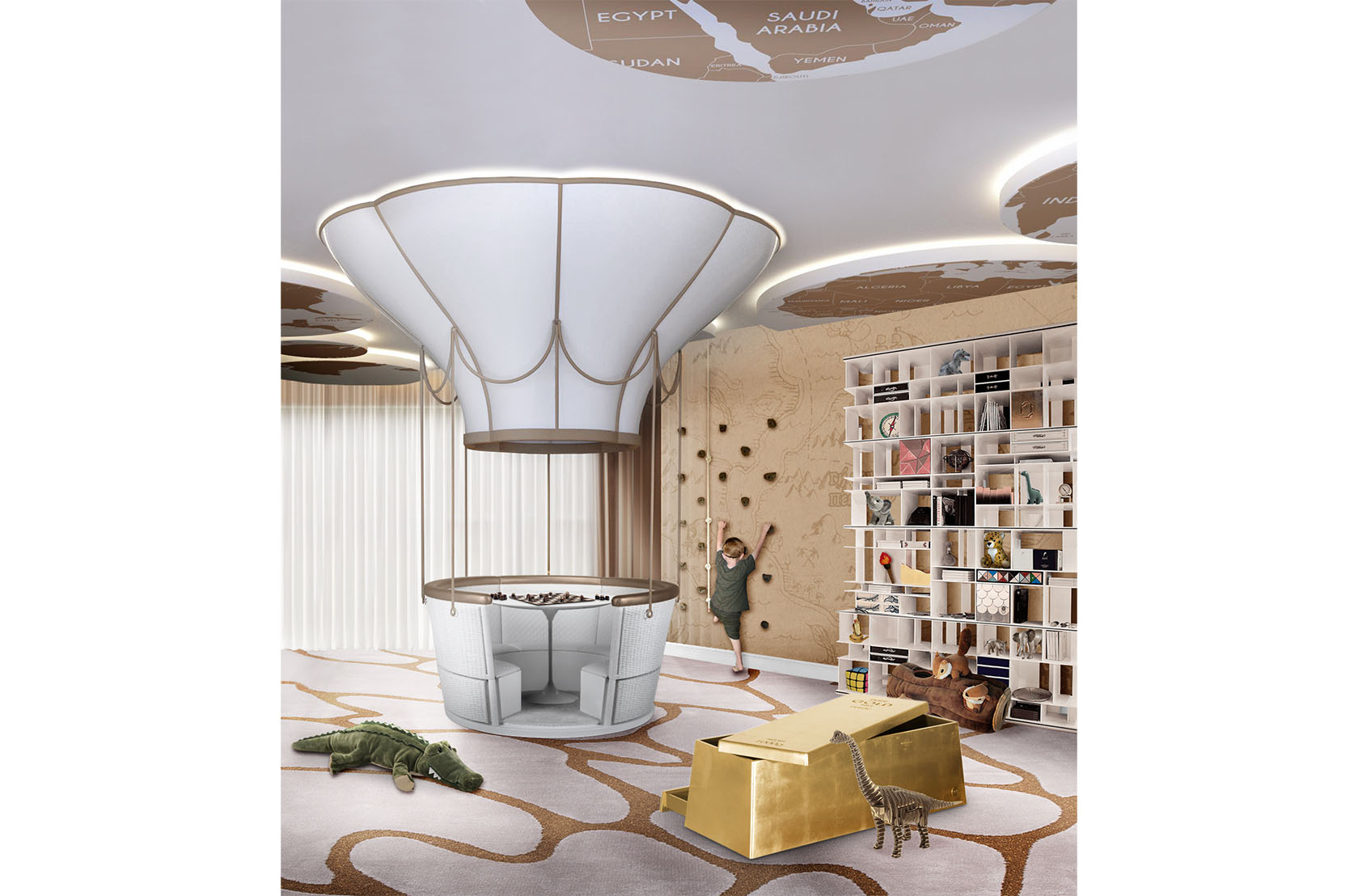 CIST332 Ящик для игрушек Золото Circu  - Вид №11