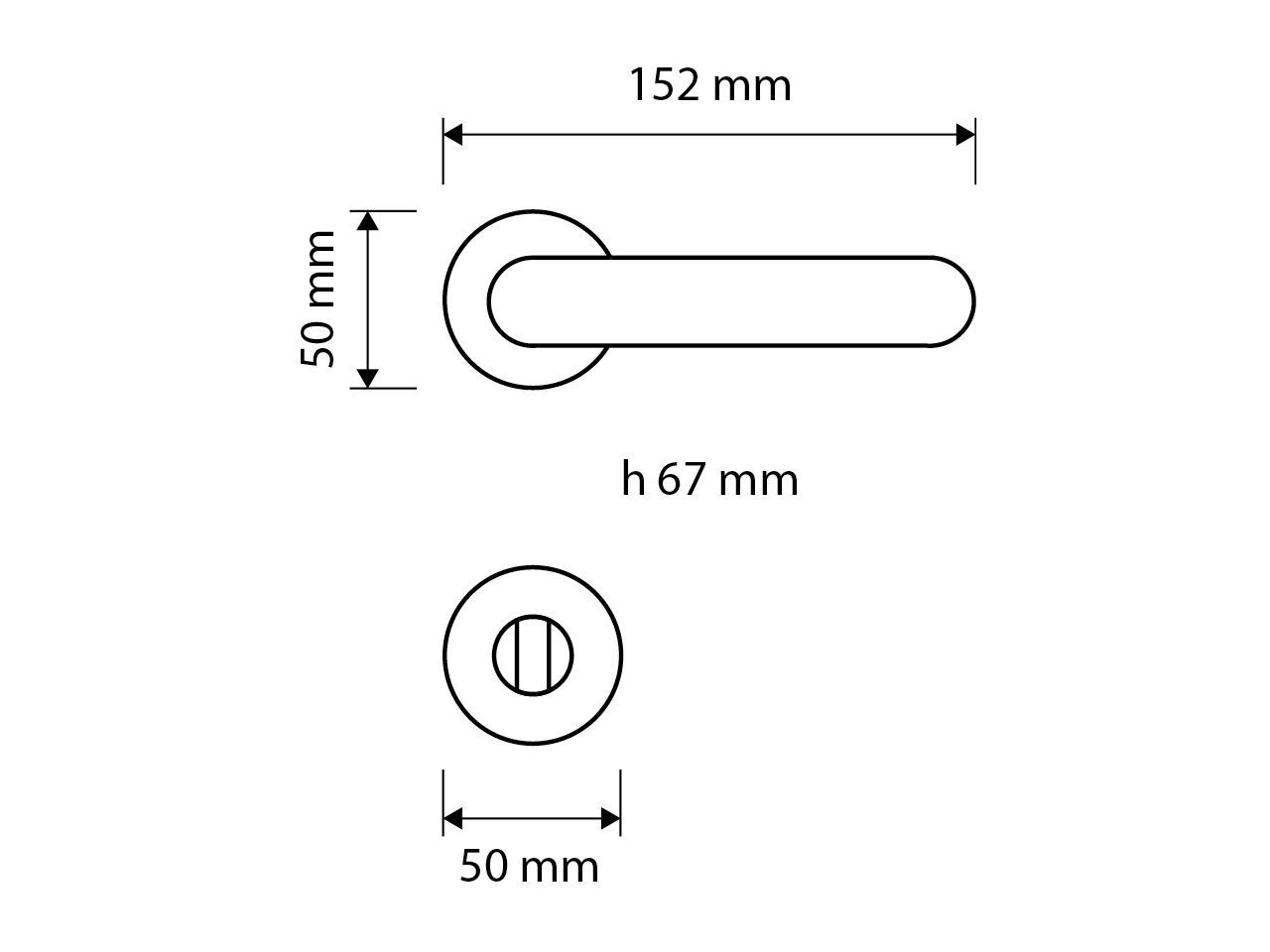 Латунная ручка с круглой насадкой LINEA CALI' Turbo ARCH-00022541 - Вид №4