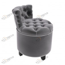 Пуф со спинкой PEZARO серый PUSHA ДИЗАЙНЕРСКИЕ, PUSHA 061316 Серый 