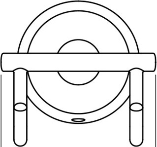VIZ 002 Крючок двойной FBS Vizovice - Вид №1