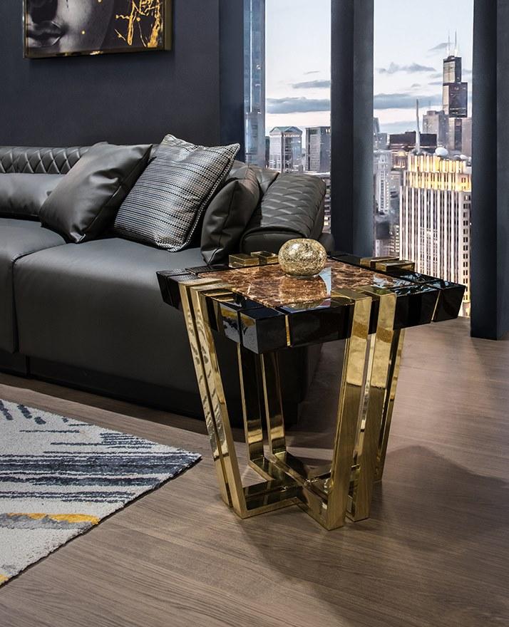 LUXXU Модульный кожаный диван с шезлонгом Anguis sun-id-1353321 - Вид №5