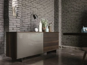 Dall'Agnese Комод из дерева и стекла