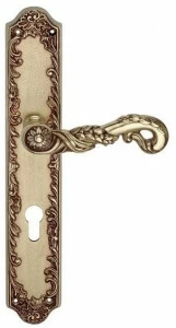 LINEA CALI' Ручка из хромированной латуни на пластине Poesia