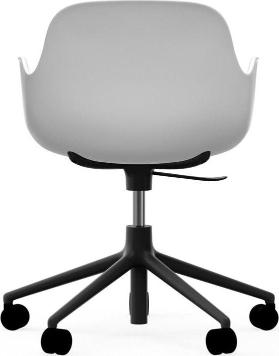 606150 Кресло Swivel 5W Gaslift Black Alu White Normann Copenhagen Form - Вид №3