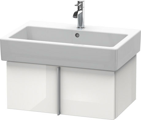 VE610500909 Vero Тумбочка подвесная Светло-голубой матовый декор Duravit - Вид №2