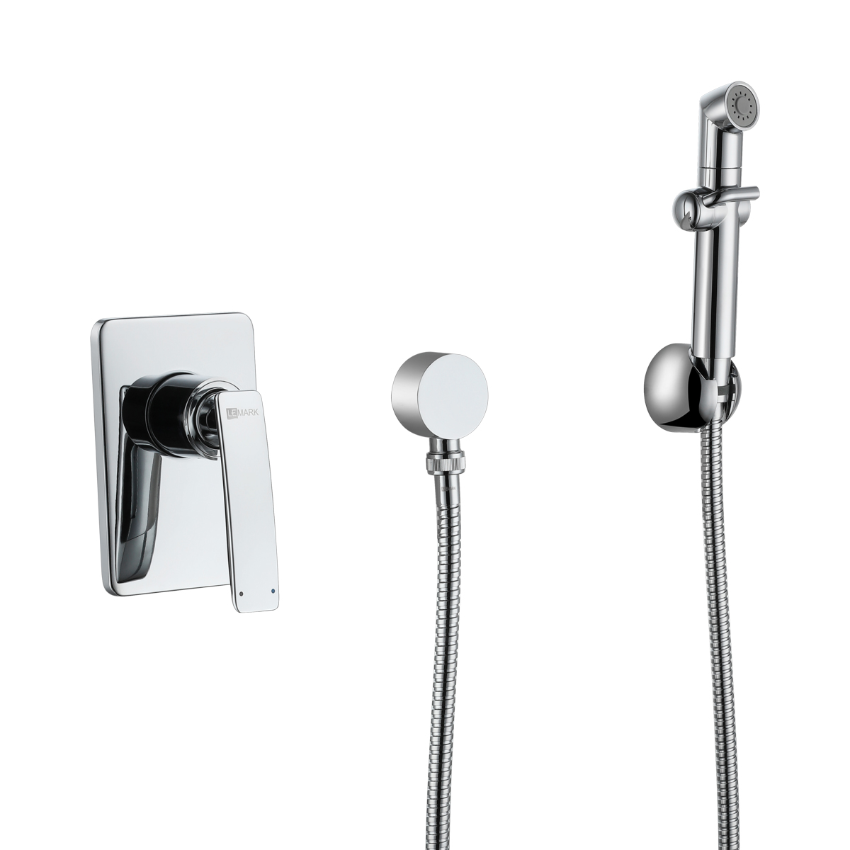 LM6819C Смеситель Bellario с гигиеническим душем, встраиваемый LEMARK BELLARIO 