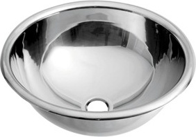 SN0031C Встраиваемая раковина из нержавеющей стали Ø355 мм без перелива mediclinics 