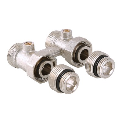 VT.345K.N.E04 Узел для нижнего подключения радиатора (комплект) Valtec 1/2" х 3/4, "евроконус" 
