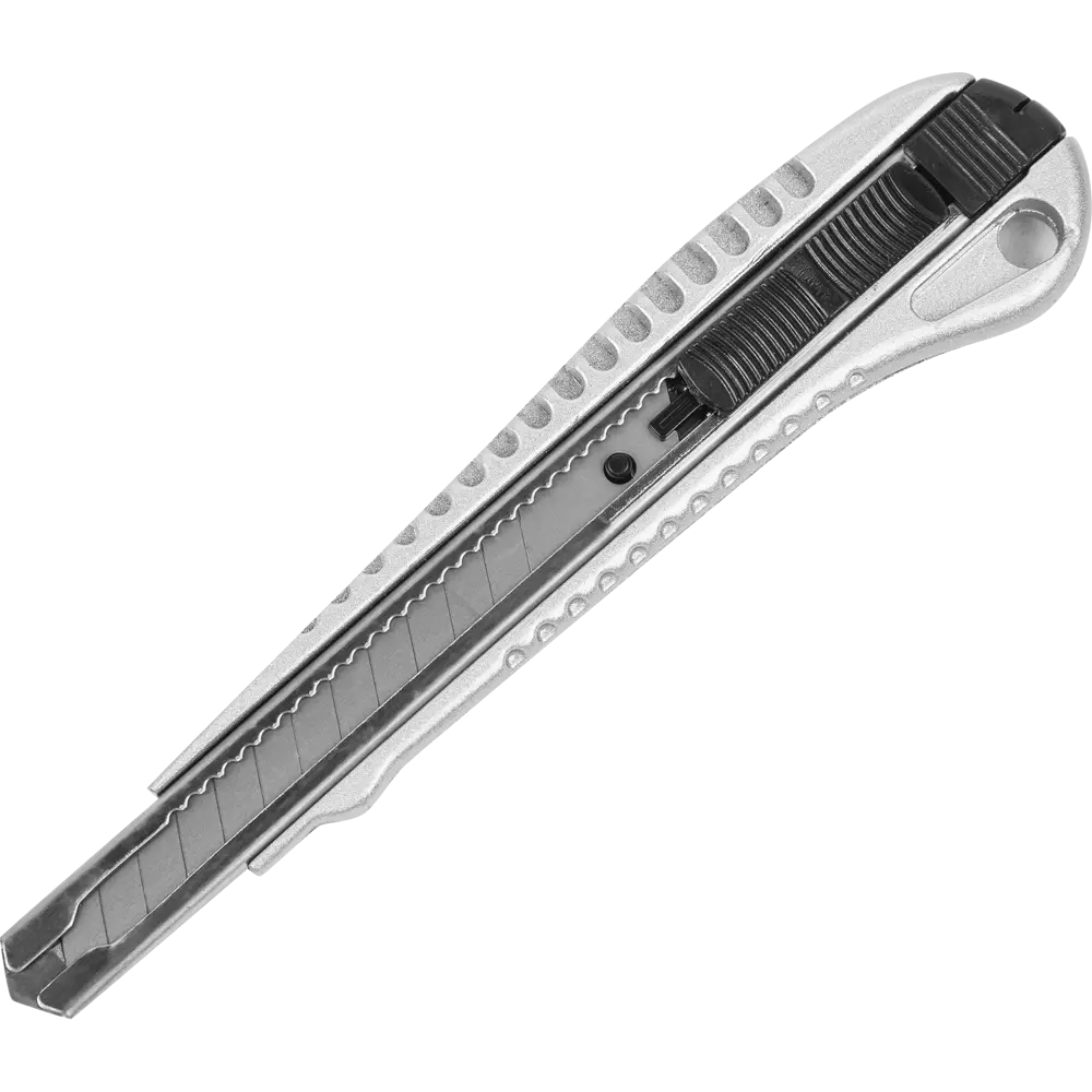 Нож строительный Hardy 9 мм алюминиевая рукоятка STLM-2006821