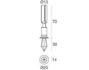 Кристалл утопленный прожектор Linea Light Group Crystals ARCH-00048363 - Вид №14