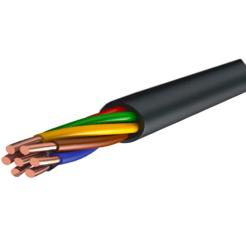 Кабель ВВГп-НГ-LS 5х10, на отрез, ГОСТ АЛЬФАКАБЕЛЬ STLM-2148101