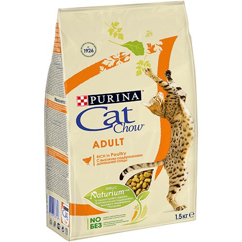 ПР0039626 Корм для кошек , домашняя птица, сух. 1,5 кг Cat Chow 